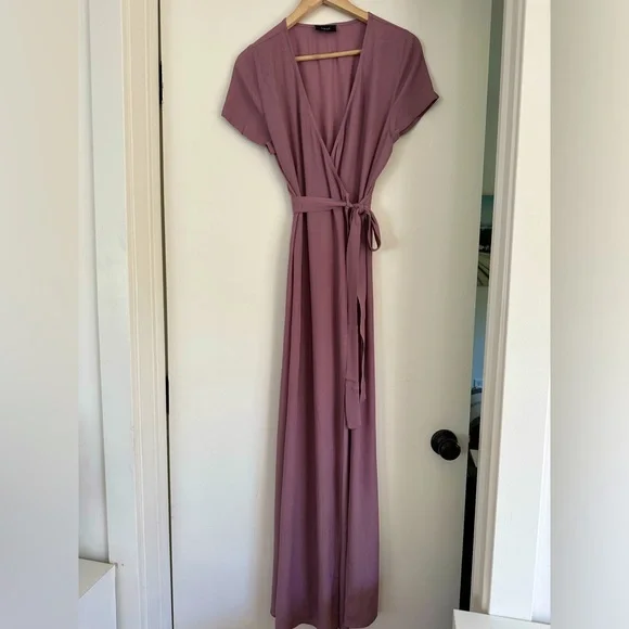 Vici | Dresses | Vici Short Sleeve Wrap Maxi Dress | Poshmark